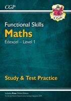 Book cover of Functional Skills Maths: Edexcel Level 1 - Study & Test Practice: Study And Test Practice