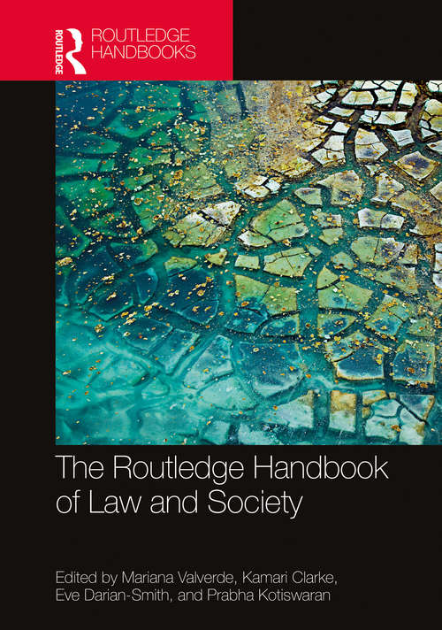 Book cover of The Routledge Handbook of Law and Society