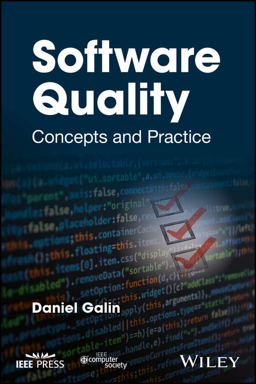 Book cover of Software Quality: Concepts and Practice