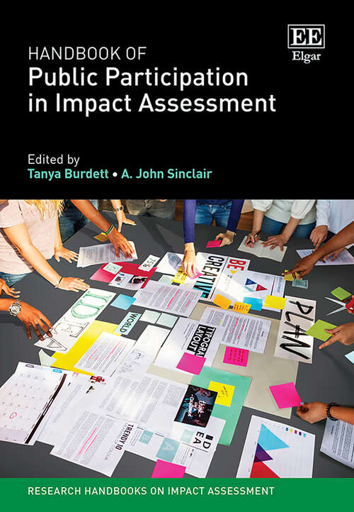 Book cover of Handbook of Public Participation in Impact Assessment (Research Handbooks on Impact Assessment series)