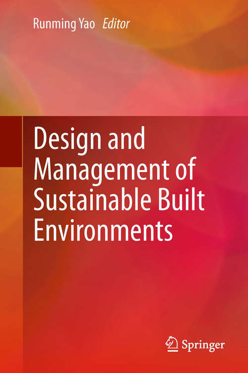 Book cover of Design and Management of Sustainable Built Environments (2013)