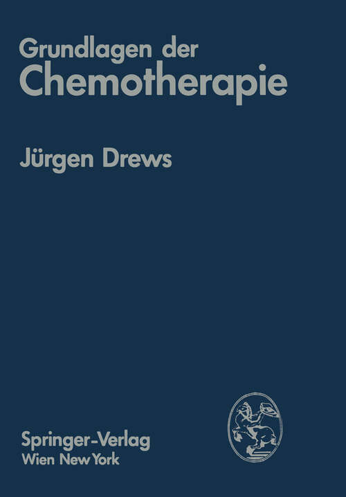 Book cover of Grundlagen der Chemotherapie (1979)