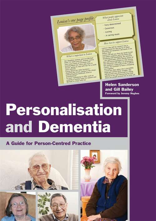 Book cover of Personalisation and Dementia: A Guide for Person-Centred Practice