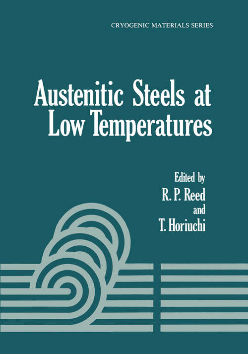 Book cover of Austenitic Steels at Low Temperatures (1983) (Cryogenic Materials Series)