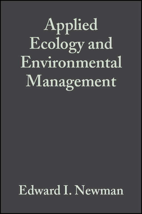 Book cover of Applied Ecology and Environmental Management (2)