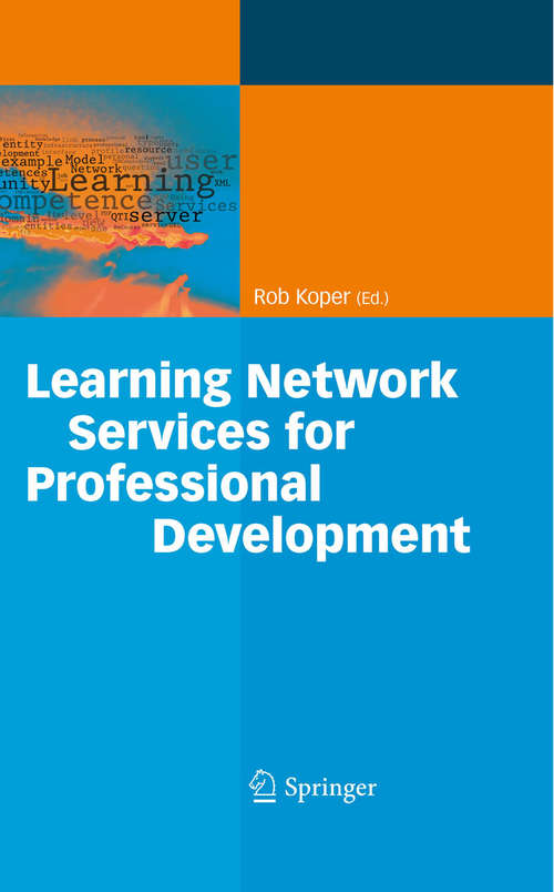 Book cover of Learning Network Services for Professional Development (2009)