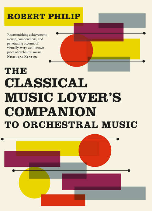Book cover of The Classical Music Lover's Companion to Orchestral Music