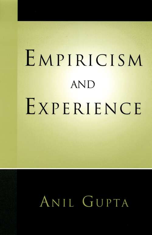 Book cover of Empiricism and Experience