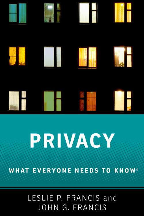 Book cover of Privacy: What Everyone Needs to Know® (What Everyone Needs To Know®)