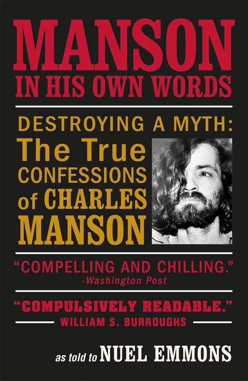 Book cover of Manson in His Own Words: In His Own Words (Main)
