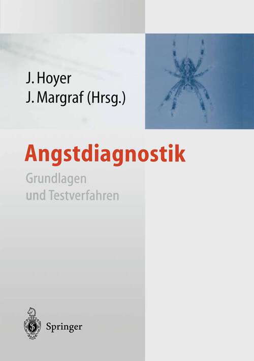 Book cover of Angstdiagnostik: Grundlagen und Testverfahren (2003)