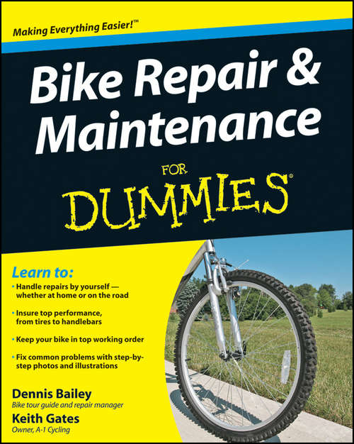Book cover of Bike Repair and Maintenance For Dummies