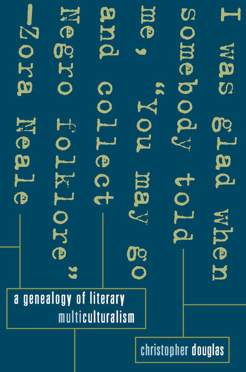 Book cover of A Genealogy of Literary Multiculturalism