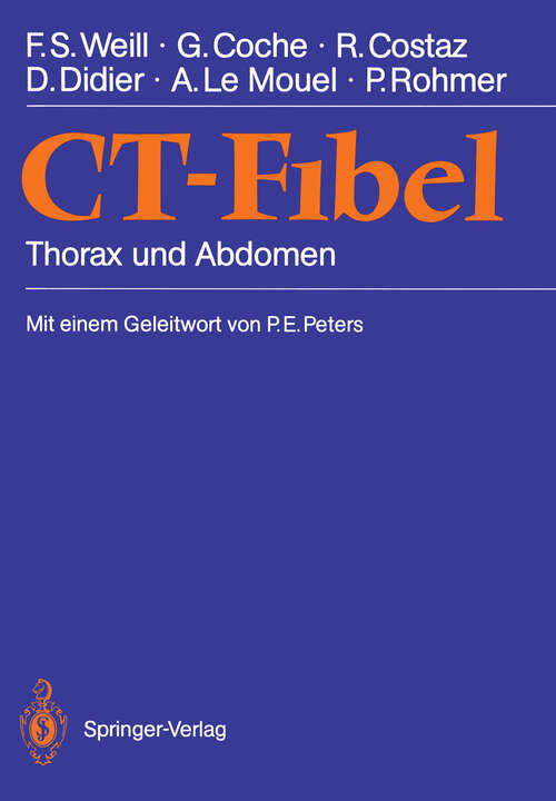 Book cover of CT-Fibel: Thorax und Abdomen (1990)