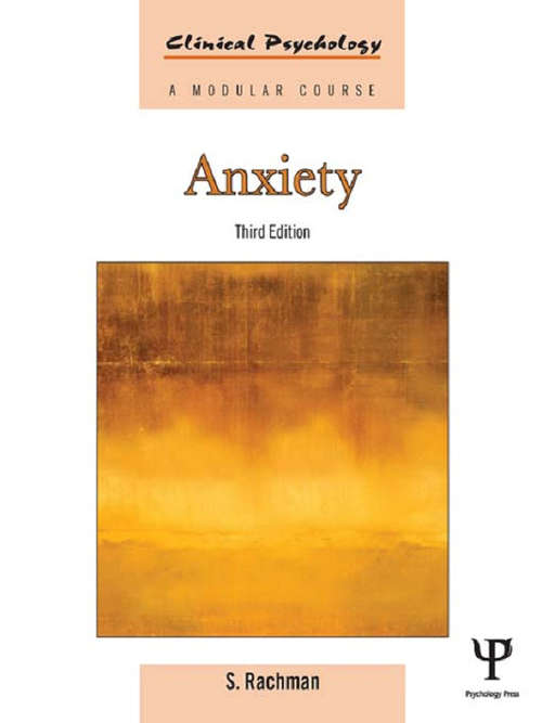 Book cover of Anxiety