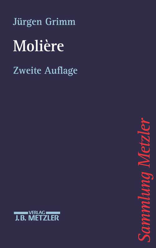 Book cover of Molière (2. Aufl. 2002) (Sammlung Metzler)